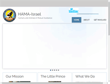 Tablet Screenshot of hama-israel.org